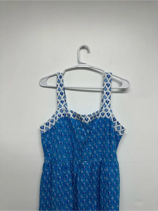 J.Crew Dainty Cottage Smocked Tiered Midi Dress - Image 4