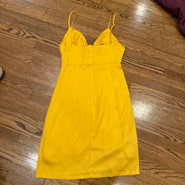 Urban Outfitters Yellow Mini Dress - Image 2