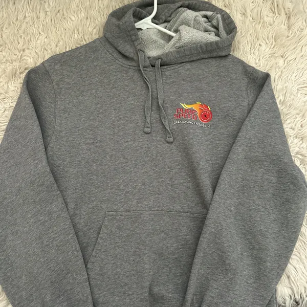 Vintage racing hoodie Gray Size M - Image 2