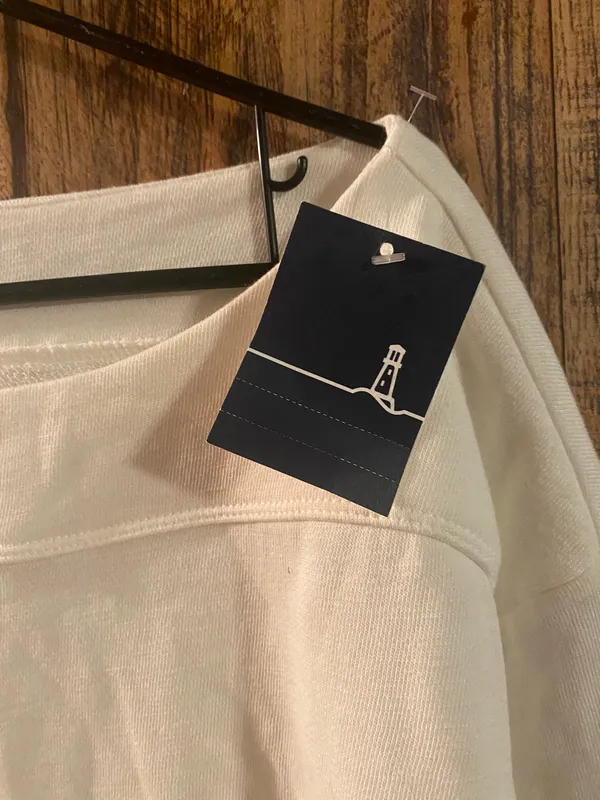 NWT Lands End women's long sleeve pullover off white size XL - Image 4