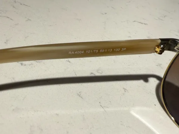Ralph Lauren Brown Aviator Polarized Sunglasses - Image 6