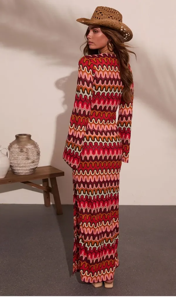 Vici Crochet Maxi Dress  - Image 3