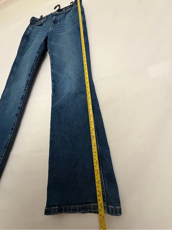 Wrangler Retro Womens Medium Wash High Rise Bootcut Stretch Jeans Sz 31x36(A894) - Image 4