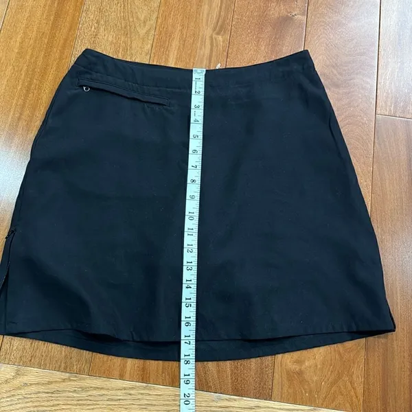 Patagonia‎ Skort Women Black Active Hiking Golf Skirt 8 - Image 10
