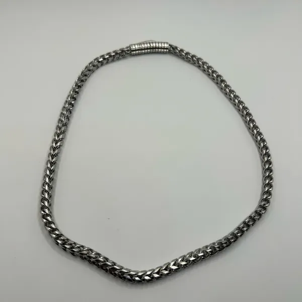 Pandora Stainless Steel 6mm Franco Link Necklace 20 Inch New Waterproof Hyperallergenic - Image 2