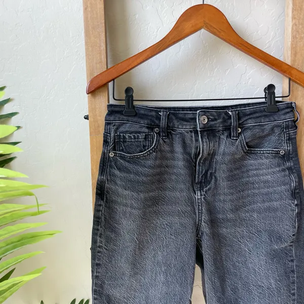 American Eagle Outfitters Mom Jean Black Wash Jeans - Image 2