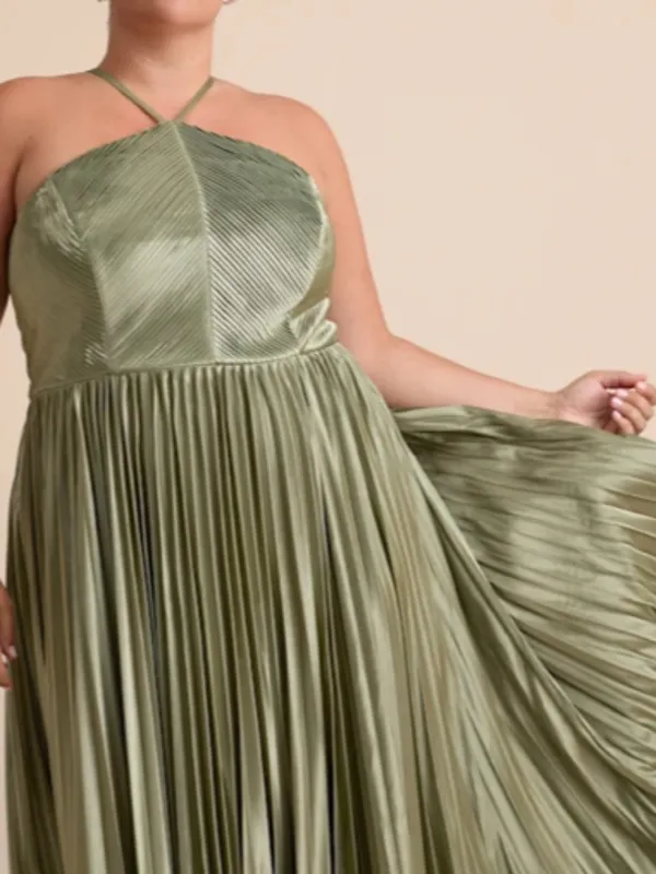 LULUS Sexy FLowy Prom Wedding Bridesmaid Glamorous Elegant Cutout Maxi Dress - Image 3