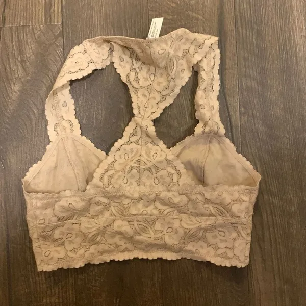 Intimately Free People nude lace racer back XS bralette - Image 4