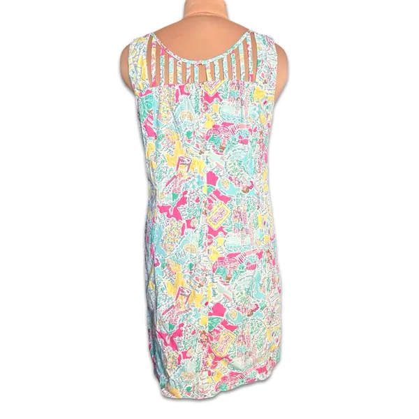 Lilly Pulitzer Camden Dress In The‎ Beginning Pastel Pink Blue Sleeveless Resort - Image 5