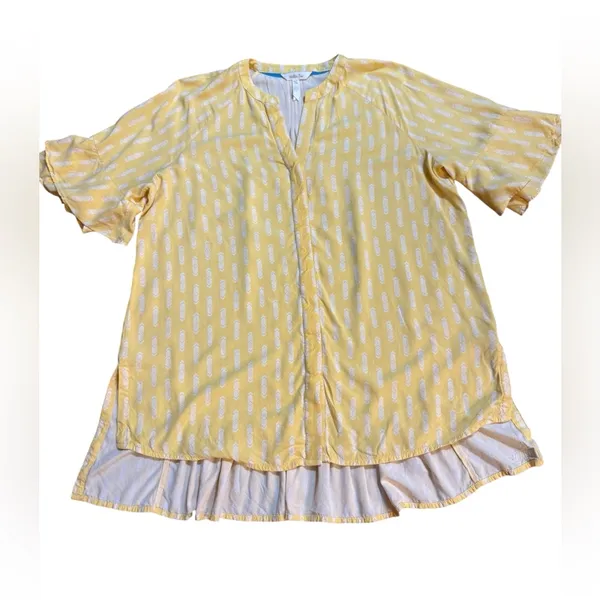 Matilda Jane‎ Golden Hour Boho Cheerful High Low Blouse Sz M - Image 5