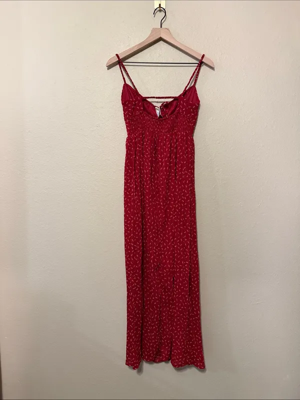Petal and Pup Ariadine midi dress in Red Size Small NWT - Image 8