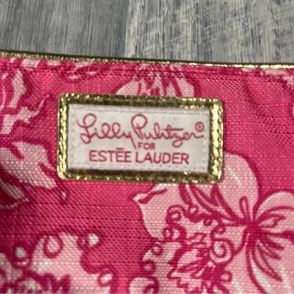 Lilly Pulitzer Pink Make Up Bag; OS - Image 2