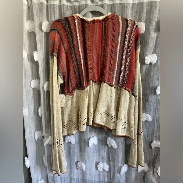 Free People Womens Meadow Lakes Knit Sweater - Image 2