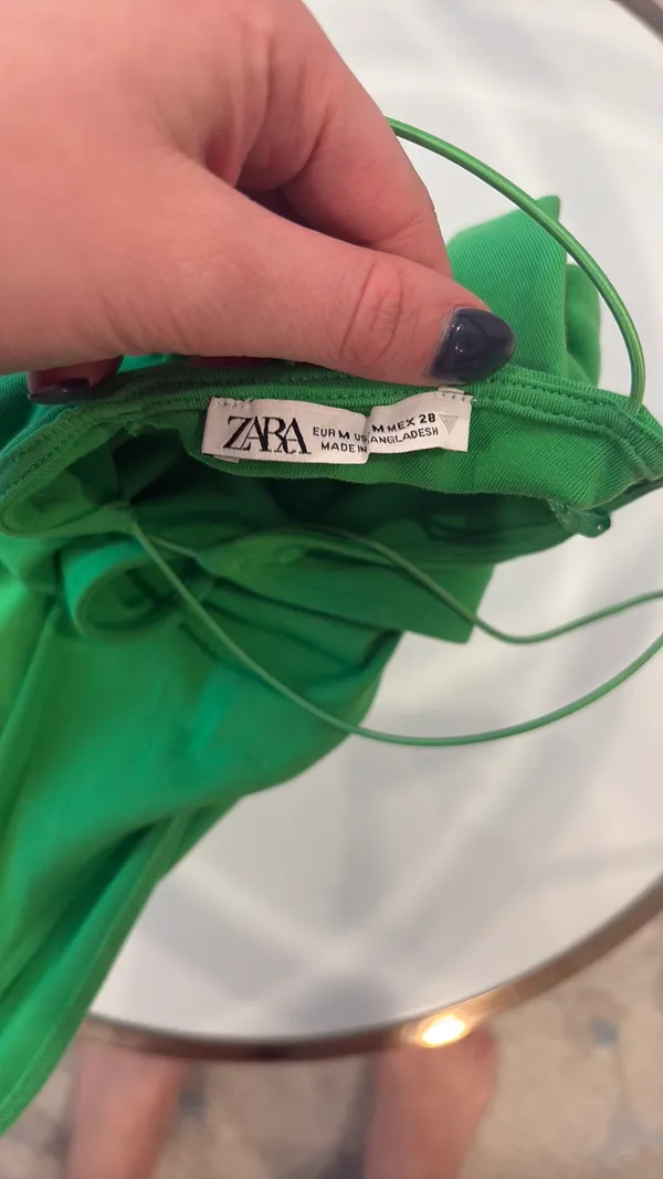 ZARA Green Bodysuit - Image 2