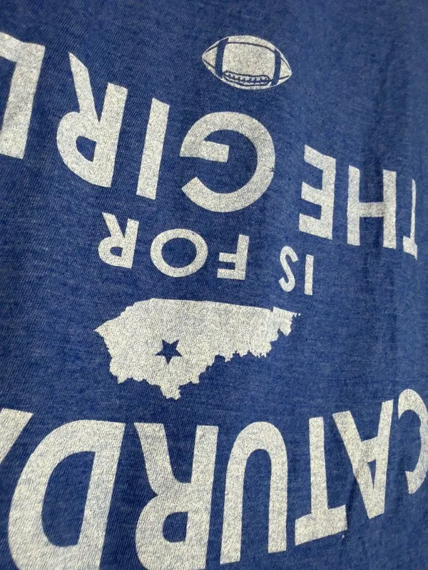 University of Kentucky Caturday Football Tee T Shirt Top Size Small - Image 3