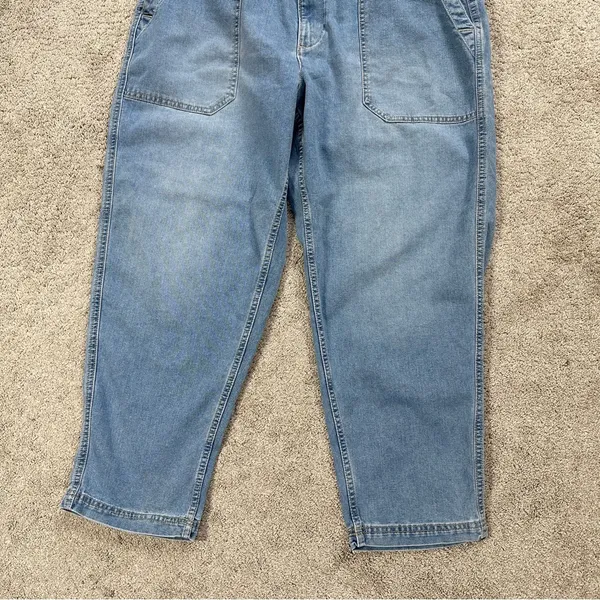NWT Old Navy High-Waisted OGC Chino Tapered Straight Pants in Medium Wash XL - Image 6