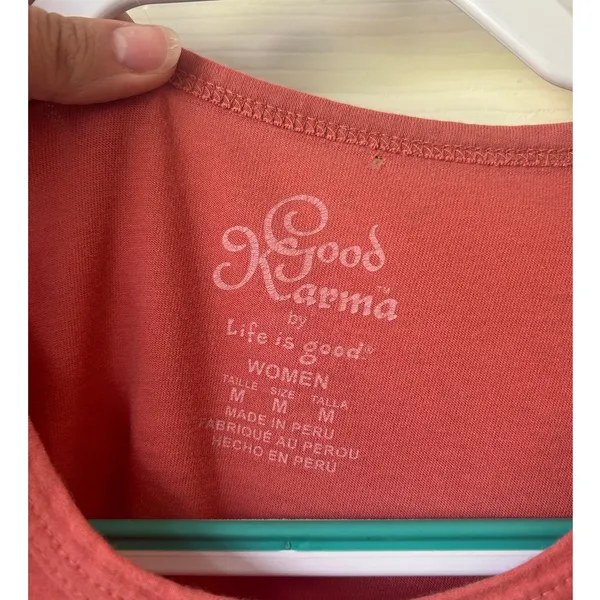 Good Karma by Life is Good Flower Tee - Medium - Image 5