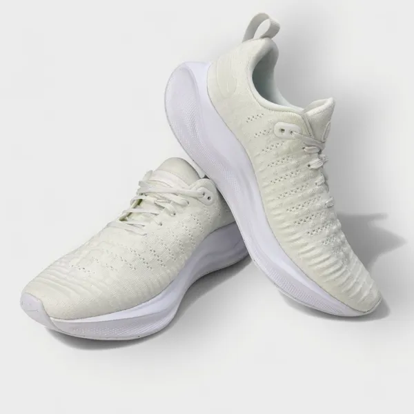 Nike React Infinity Run Flyknit 4 Wide Women’s 7 White FN0880-101 Running Shoe - Image 6