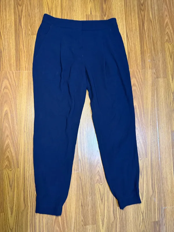 Aritzia Babaton Dexter Navy Tuxedo Jogger Size 00. - Image 2