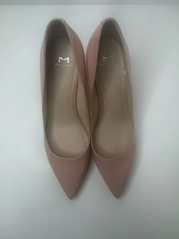 Marc Fisher Mizlas Nude Patent Leather Pumps Women's Size 8M - Image 2