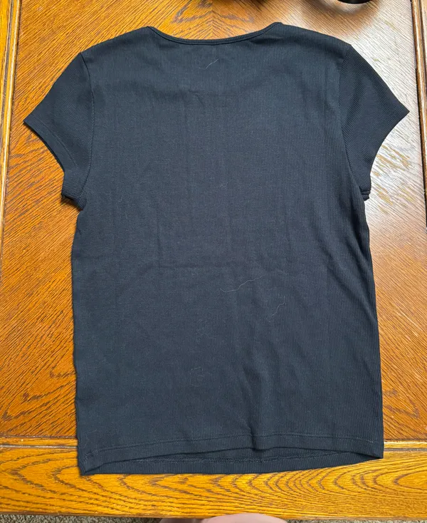 American Eagle Outfitters Ribbed Baby Tee - Image 2