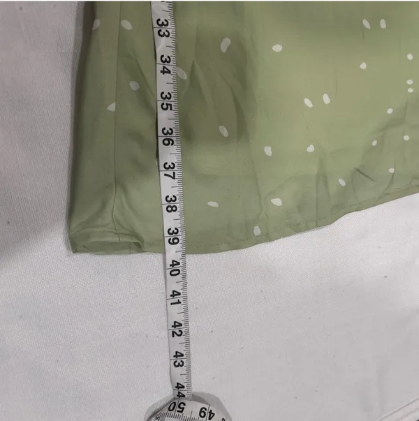 Princess Polly Sage Green Dot Slip Midi Dress - Image 10