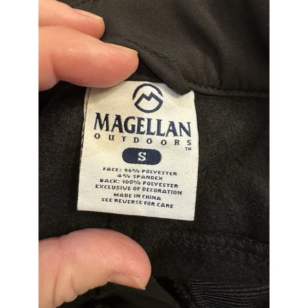 Magellan Mag Outerwear Softshell‎ Pants Women Medium Black Ski Rain Fleece Lined - Image 9