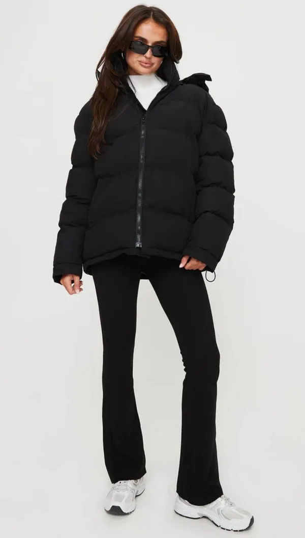 Princess Polly Black Puffer - Image 2