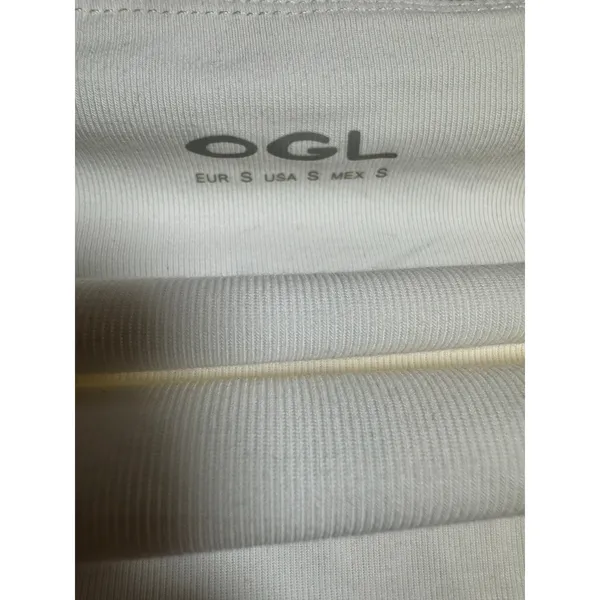 New OGL Women's Size Small White One Shoulder Skin Kiss Blouse Top - Image 4