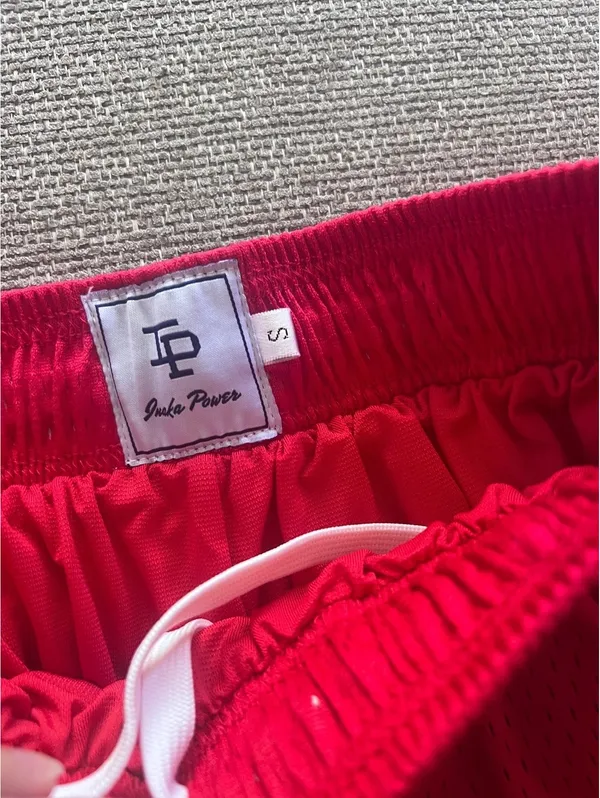 Inaka Power Mesh Shorts Red - Image 2