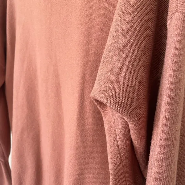 Abercrombie & Fitch Dark Rose Soft A&F Collection 1/4 Zip Sweater ~ Size S - Image 9
