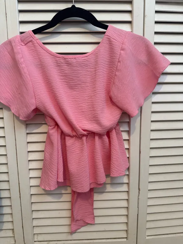 pink babydoll top Size XS - Image 4