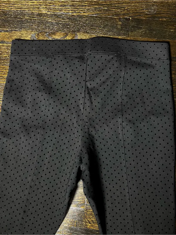 Old Navy Stevie Flocked Black Dot Skinny Leg Pants Size XL - Image 6