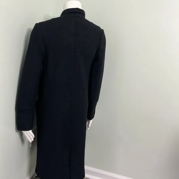 Zara black wool full length jacket - Image 4