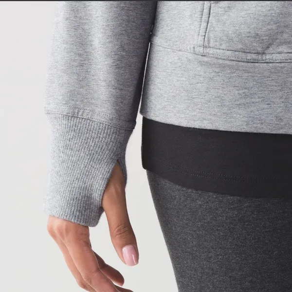 Lululemon Belle Hoodie Light Gray size 4 - Image 4