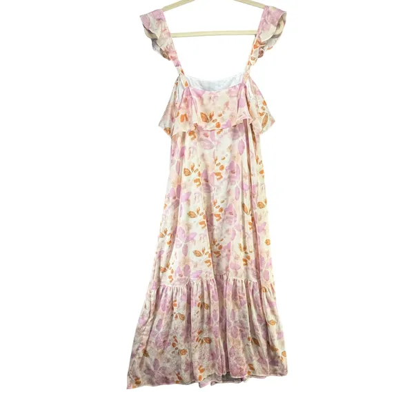 House of Harlow 1960 x REVOLVE Evelyne Maxi Dress Womens S Pink Floral Boho Chic - Image 8