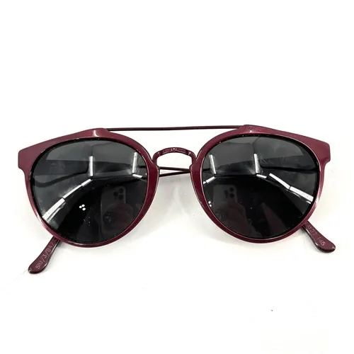 Retrosuperfuture Sunglasses Women Burgundy Double‎ Bridge Italian Retro Modern - Image 8