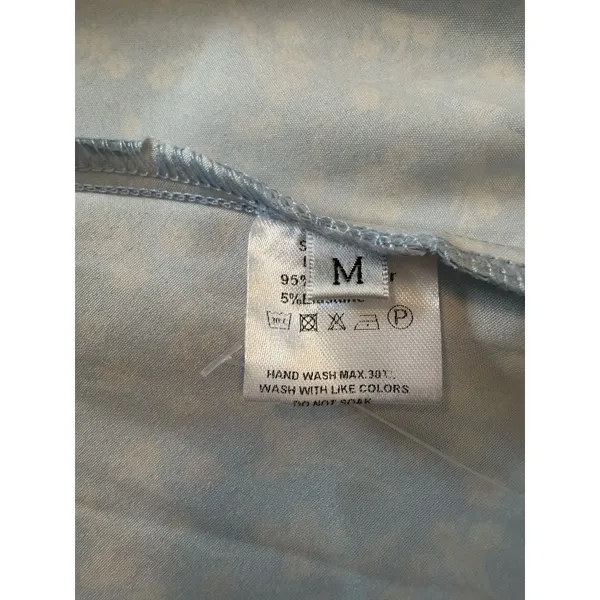 Milkmaid Dress Tallulah‎ Blue White Floral Midi Sz M Cottagecore Peasant Kutumai - Image 12