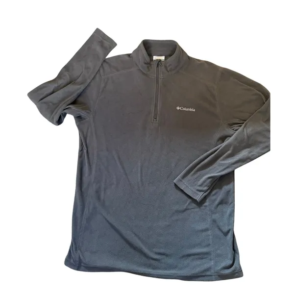 Columbia Fleece Pullover Women’s M Gray 1/4 Zip Long Sleeve Outdoor Jacket - Image 3