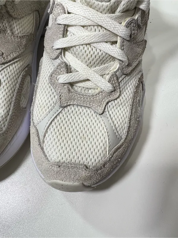 Nike AL8 Women’s White & Beige Mesh Chunky Sneakers size 7.5 - Image 9