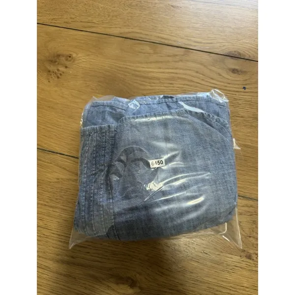 J. Jill Shirt Women Large Blue Chambray Tunic Long Sleeve Button-Front Cotton‎ - Image 12