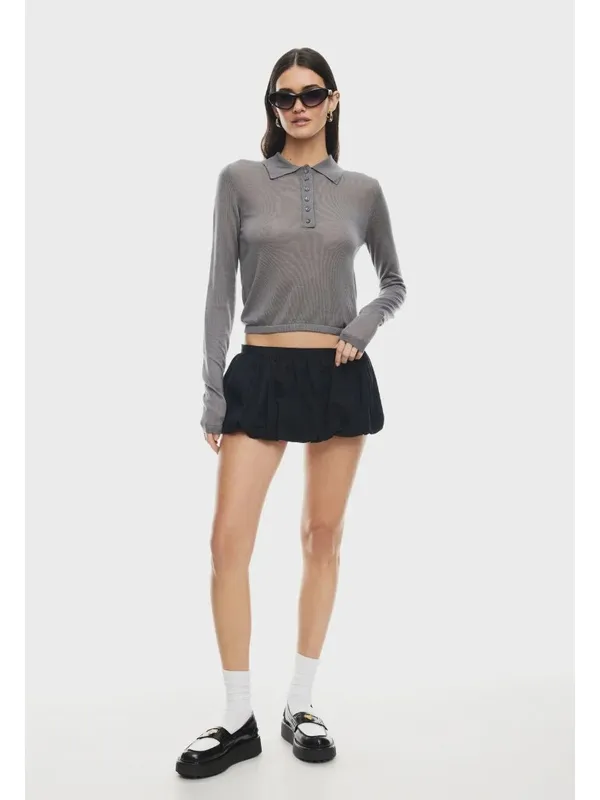 LIONESS Un Tutu Mini Skort in Onyx Small New Womens Skirt Shorts - Image 15