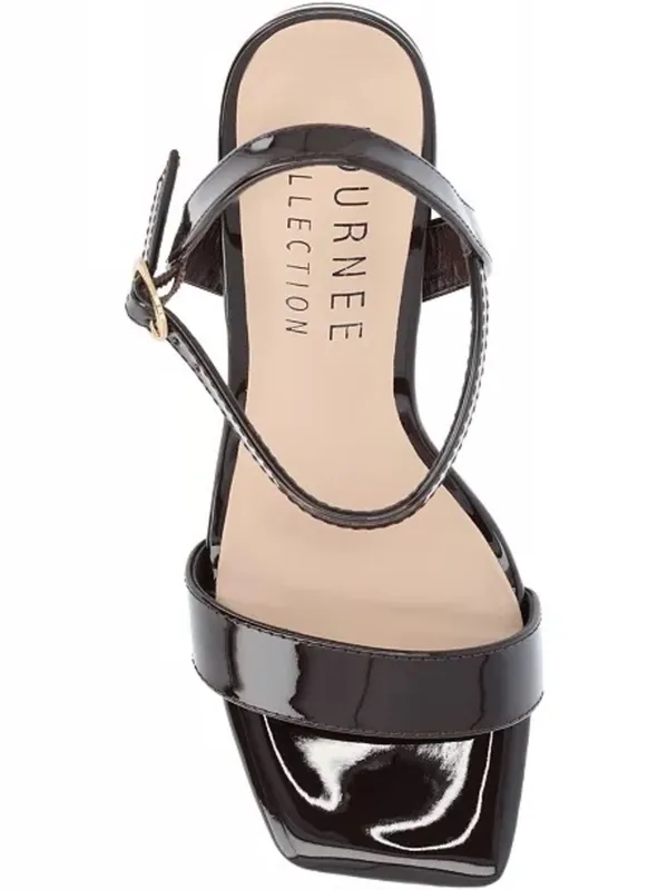 Journee Collection Women's Tivona Square Toe Block Heel Dress Sandals Size 9 - Image 3