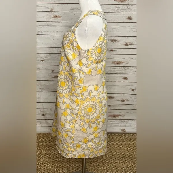 LOFT linen sleeveless sunflower sundress - Image 2
