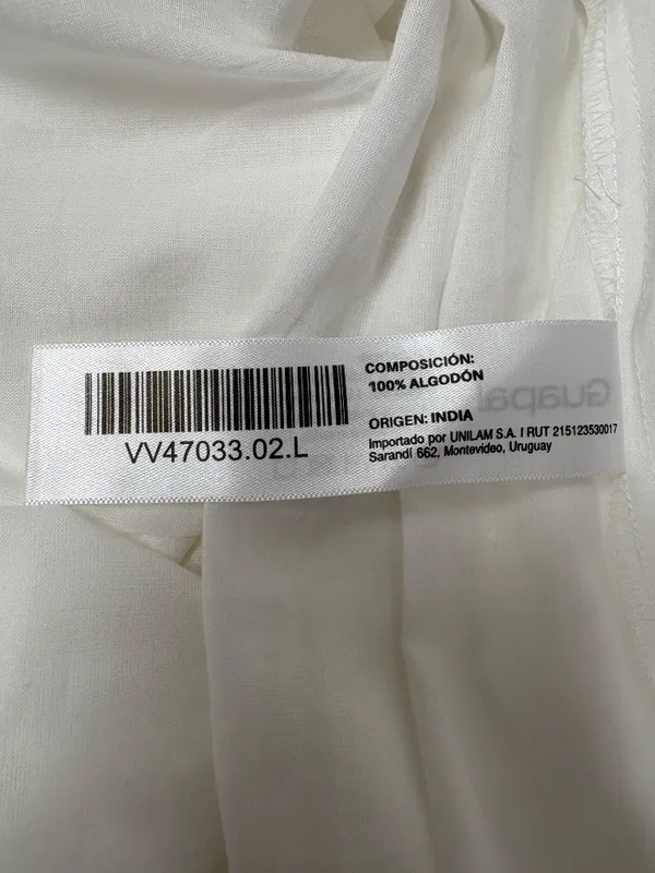 Guapa Agra‎ White Dress - Size L - NEW with Tags. - Image 12
