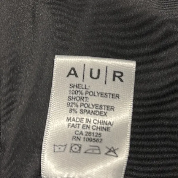 Aur Golf Black Skirt Shorts 4 Pocket Skort Zip Side Above the Knee Womens 10 - Image 14