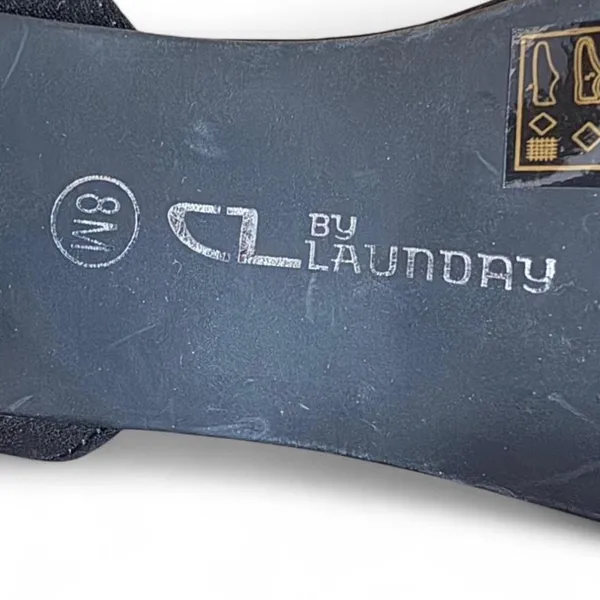 CL by Laundry Black Platform Block Heels Size 8 | - Image 6