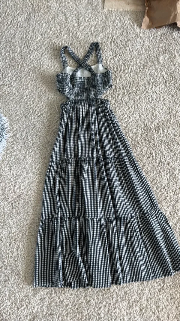 American Eagle Gingham Dress - Image 3