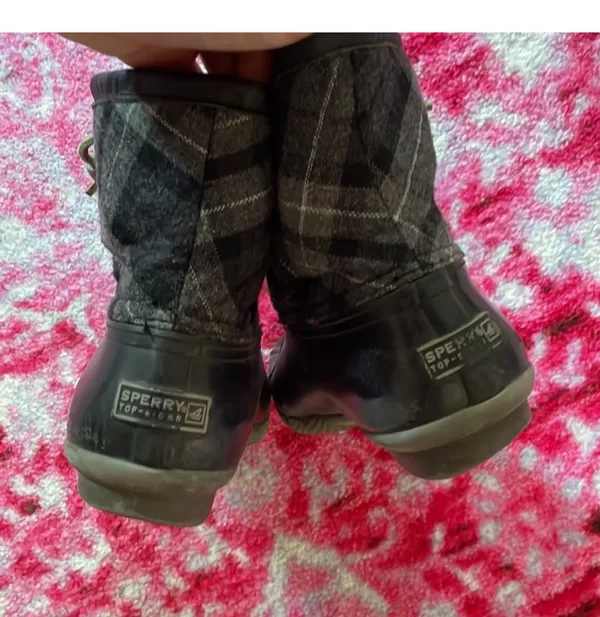 Top Sider Saltwater Plaid Wool Boot - Image 6