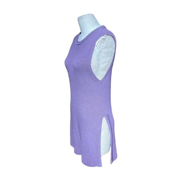 Aritzia Wilfred‎ Palmier Sleeveless Tunic Sweater Purple Size Medium - Image 6